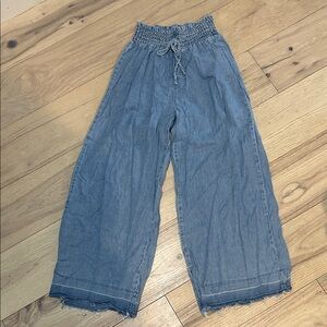 Rewash Denim Blue Smocked Pants